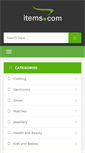 Mobile Screenshot of items.com